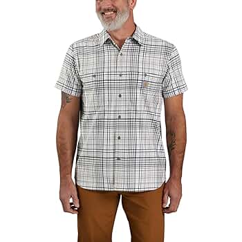 Carhartt 半袖シャツ Amazon.com: Carhartt Men's 106139 Rugged Flex® Relaxed Fit